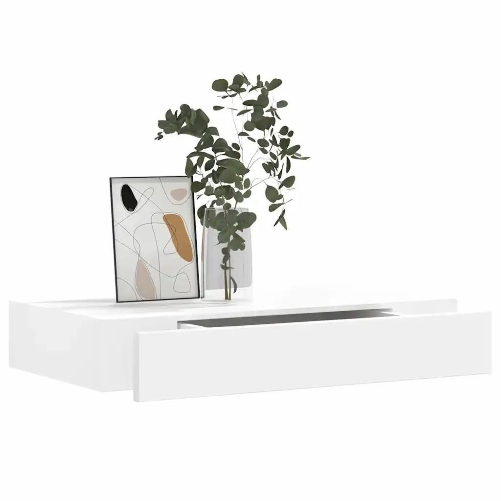 Mensole con Cassetti 2 pz Bianco 48 cm cod mxl 48927