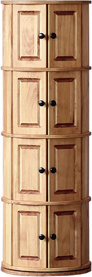 scarpiera Scarpiera Girevole autoportante Premium con Ante - Squisito Organizer per riporre Scarpe in Legno per Ingresso - 43 * 161 cm