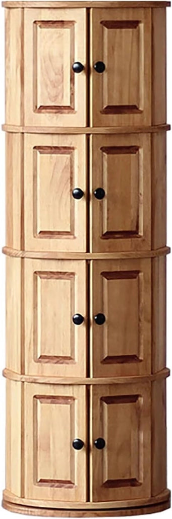 scarpiera Scarpiera Girevole autoportante Premium con Ante - Squisito Organizer per riporre Scarpe in Legno per Ingresso - 43 * 161 cm