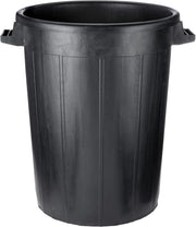 BIDONE IMMONDIZIA SOVRAPPONIBILE Lt 120 - Ø 53 x  h 79 cm - nero  - ICS