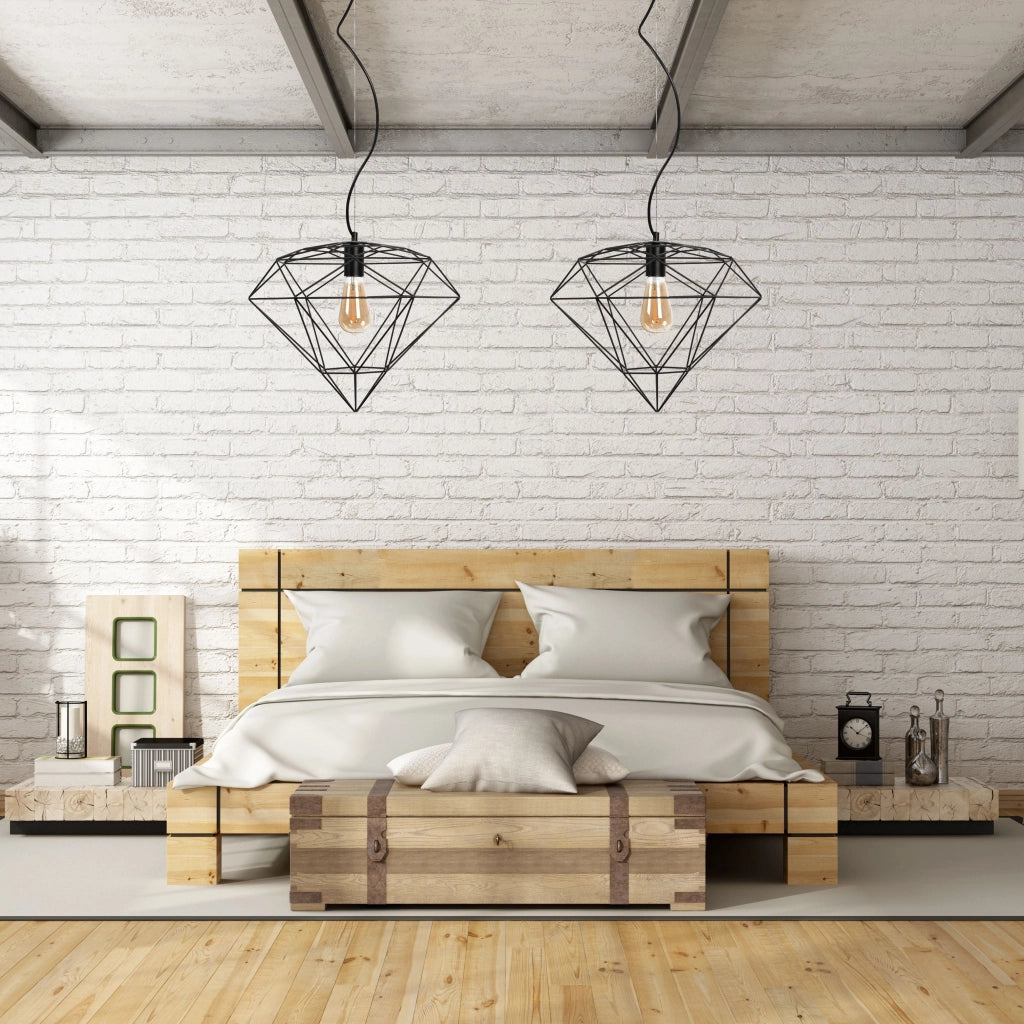 Lampada Pensile Metallo Loft Black APP563-1CP