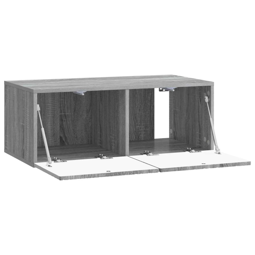 Mobile Porta TV da Muro 98 x 31 cm Sonoma grigio 898901
