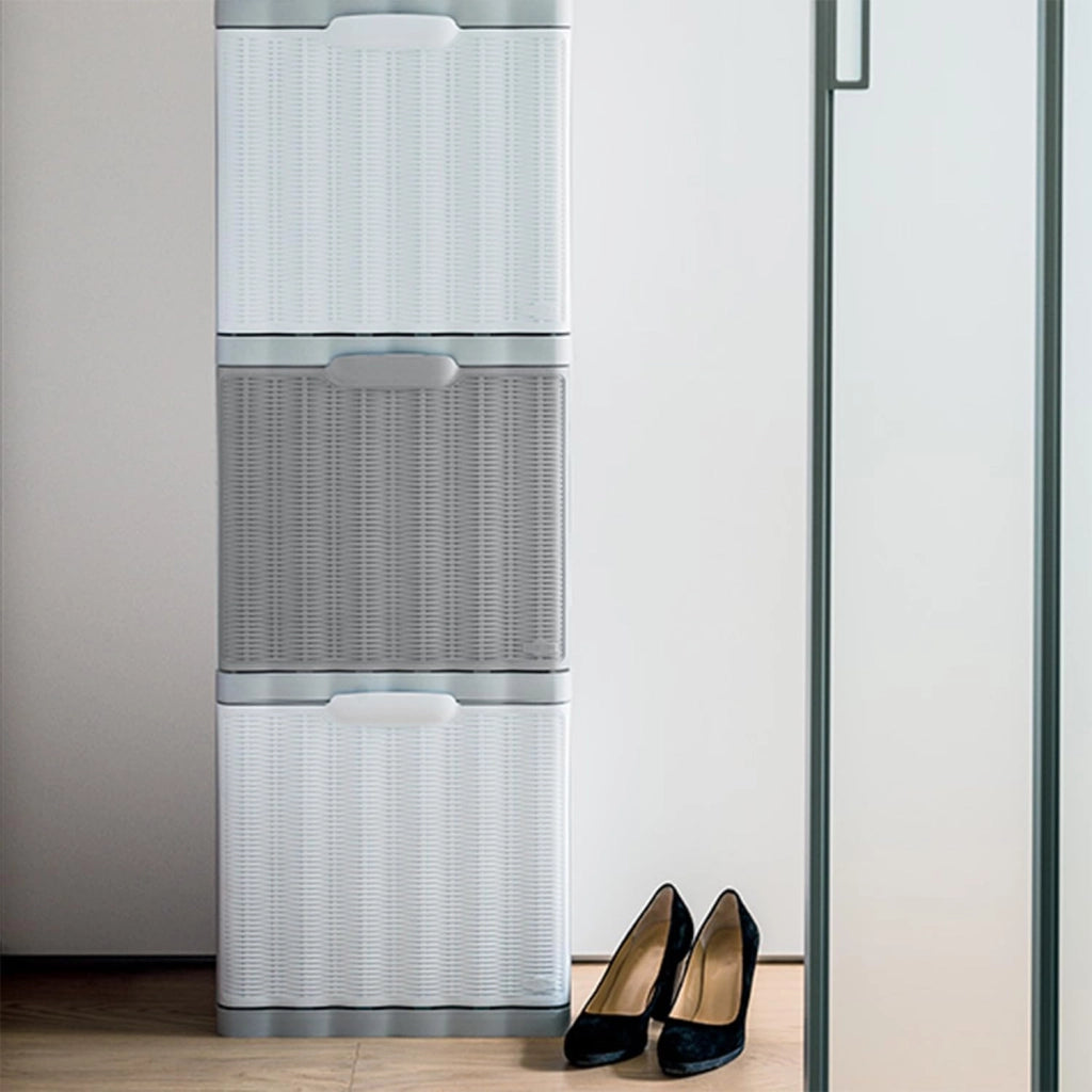 Scarpiera Elegance Cm 40 x 30X40 H Colore Tortora Stefanplast