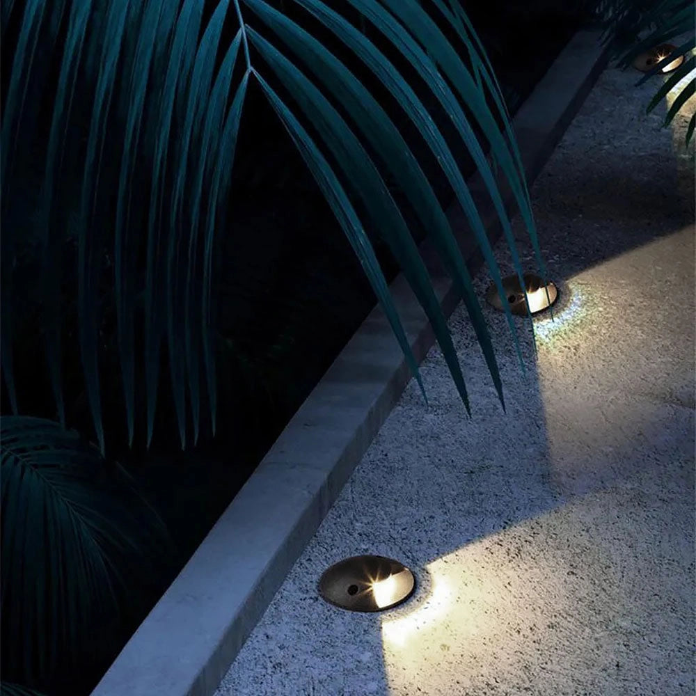 FARETTO LED CALPESTABILE DA ESTERNO 3W IP65 MONO-EMISSIONE LUCE NATURALE - ILLUMINAZIONE RADENTE A BASSO CONSUMO IDEALE PER GIARDINI VIALETTI TERRAZZI E PAVIMENTAZIONI