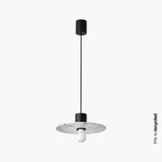 CONFETTI 300 lampada a sospensione in marmo riciclato ›30cm