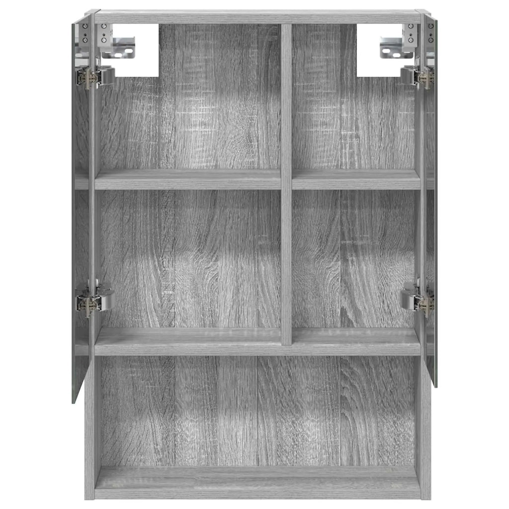 Mobiletto per specchio da bagno Grigio Sonoma 50 x 14,5 x 70 cm