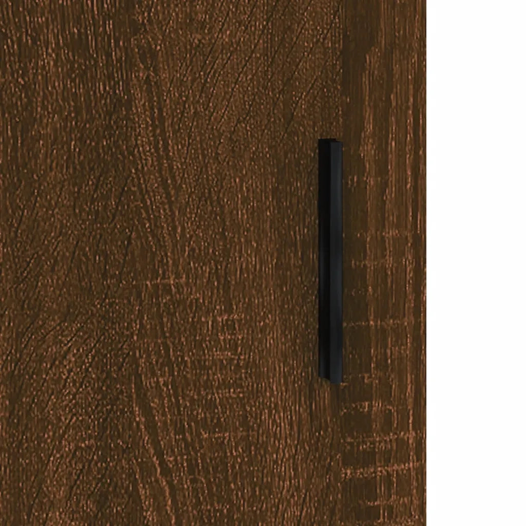 Mobile a Parete Rovere Marrone 69,5x34x90 cm 828443