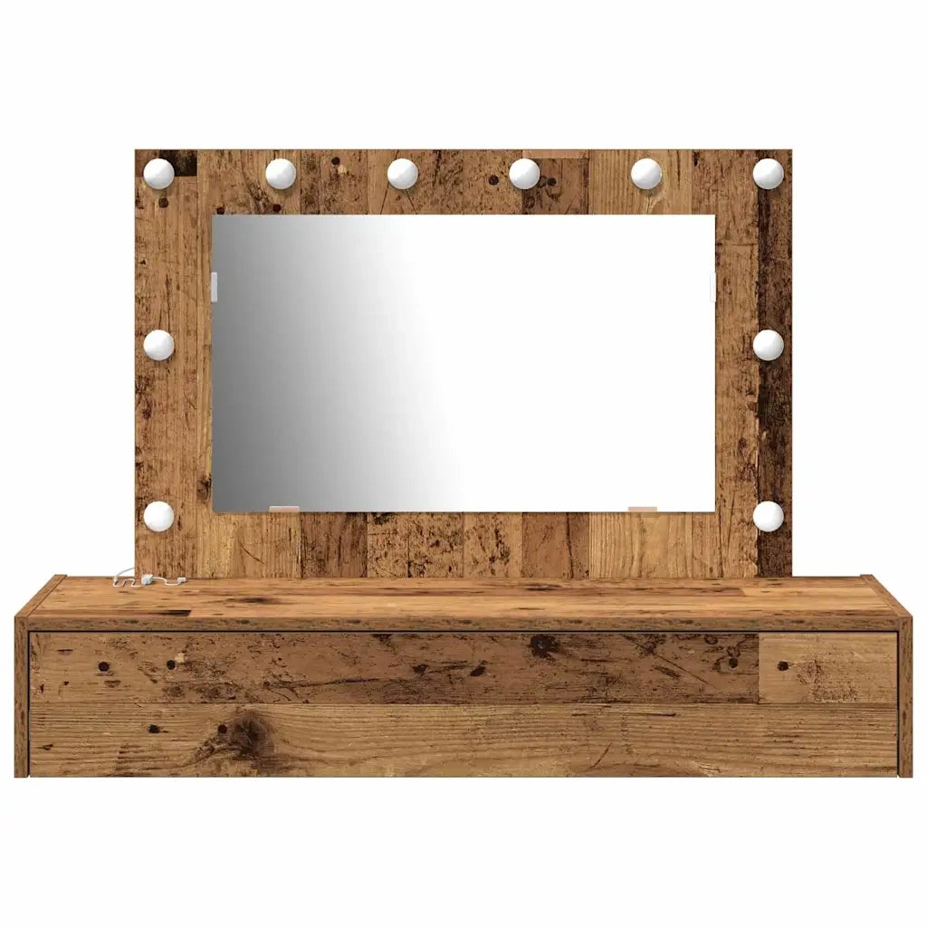 Tavolo da Trucco Marrone 100 x 40 x 70 cm Legno multistrato 865242