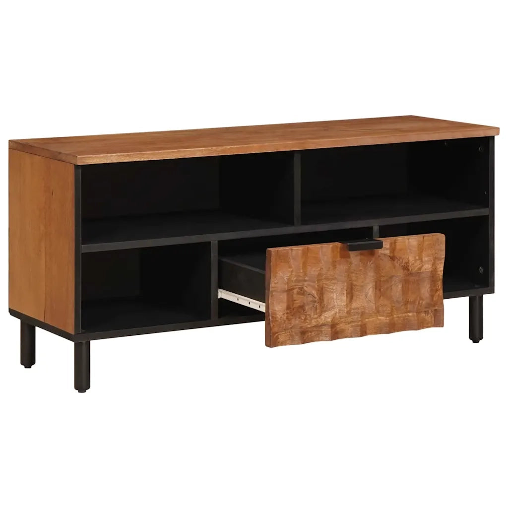 Mobile TV con cassetto Finitura Marrone Acacia 100 x 33 x 46 cm 4017916