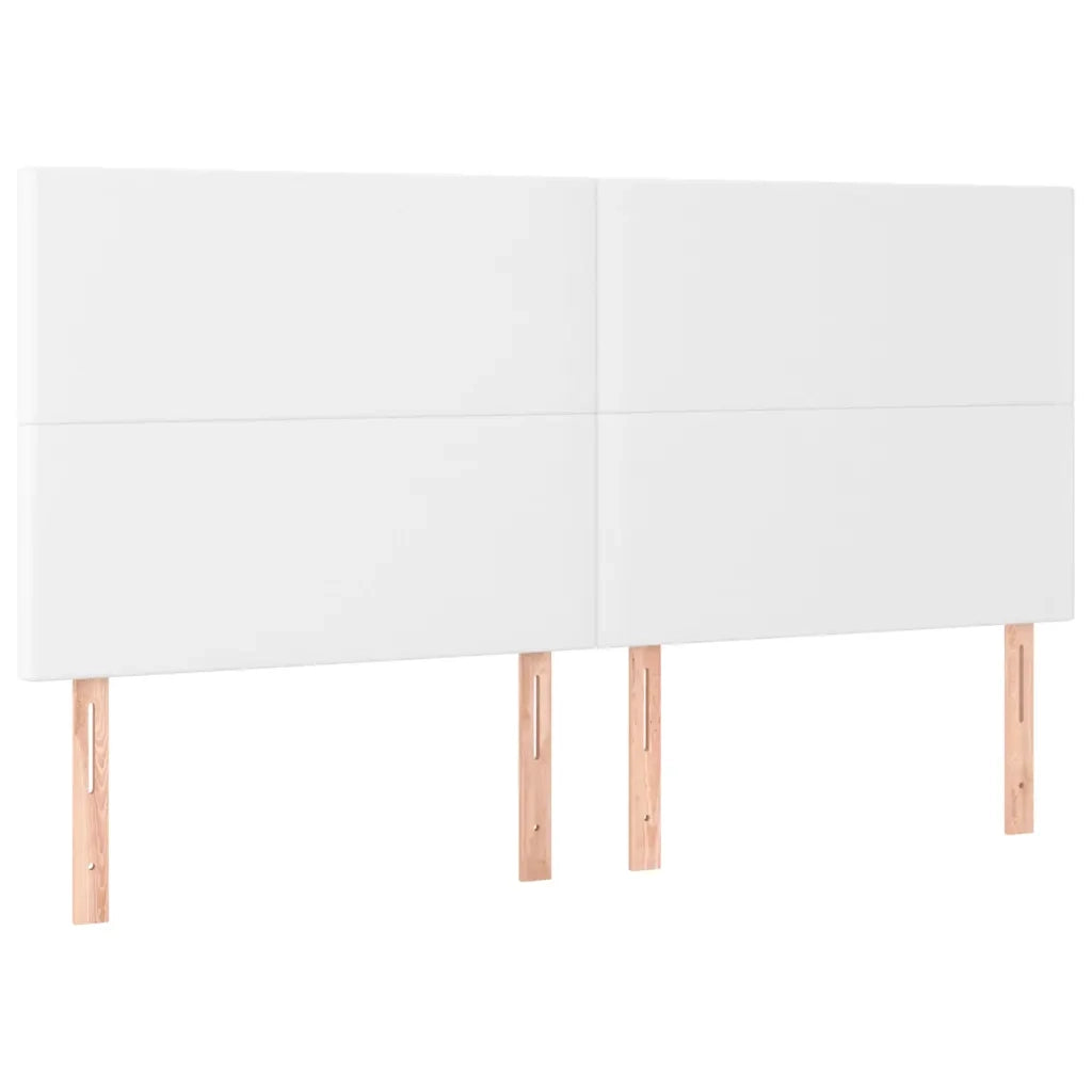 Giroletto Molle con Materasso e LED Bianco 160x200cm Similpelle 3135832