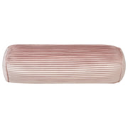 Cuscino decorativo lungo in velluto stampato tinta unita rosa 22 x 60 cm elegante raffinato