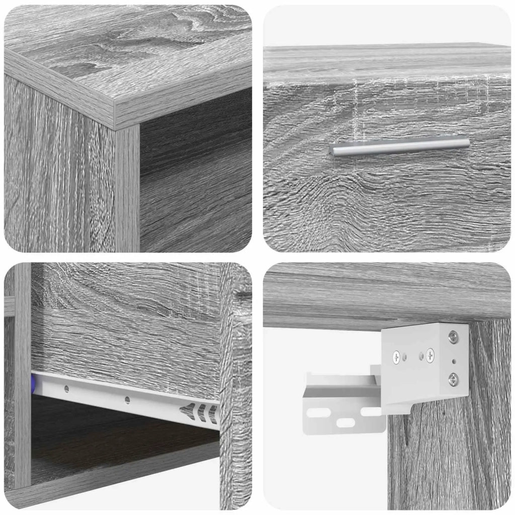 Armadio in Legno con cassetto Grigio Sonoma 150 x 39 x 30 cm CFW3859726