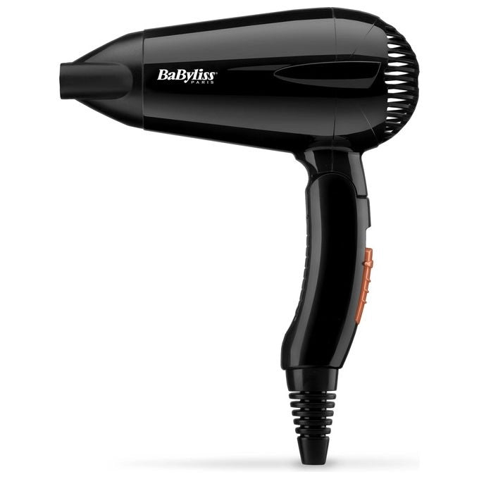 BaByliss Travel Dry 2000 asciuga capelli 2000 W Nero