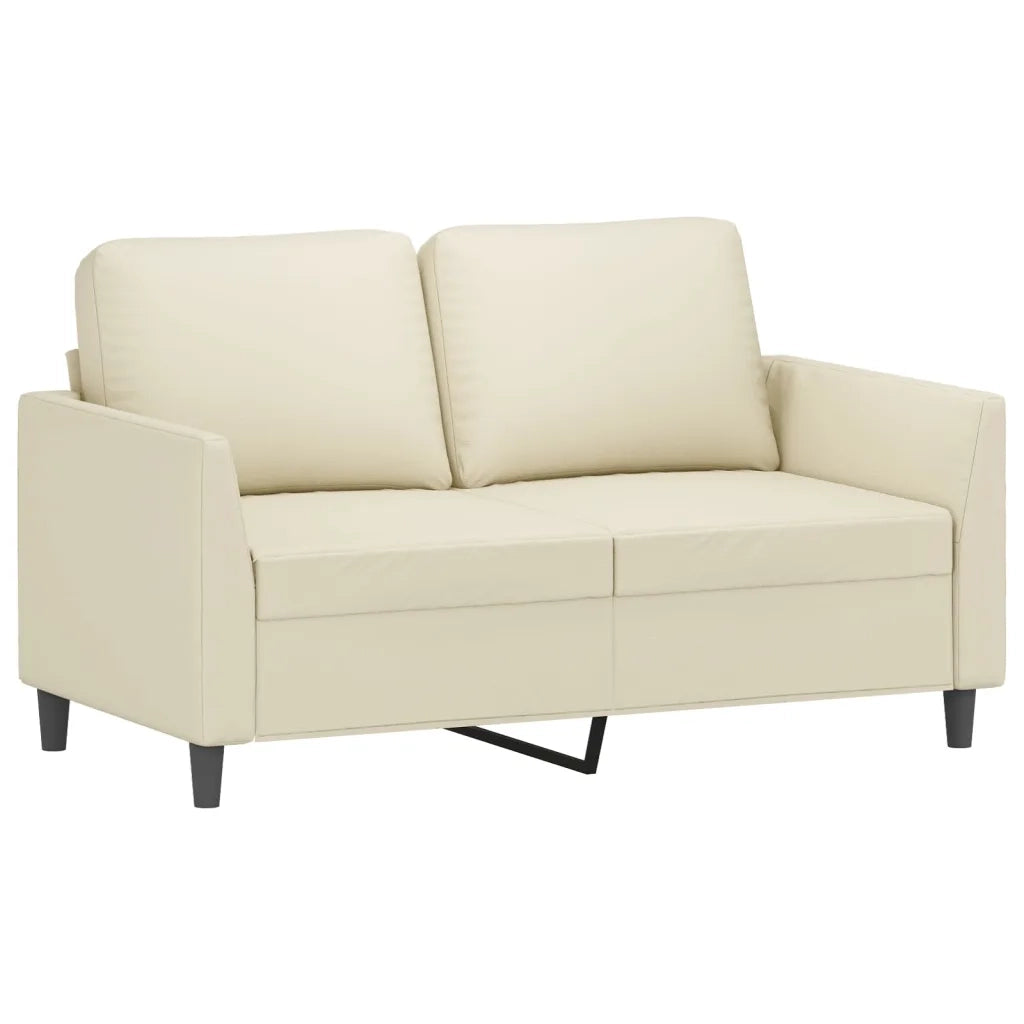 Set di Divani 3 pz con Cuscini crema in Similpellecod mxl 80187