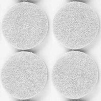 confezione feltrini x sedie bianco diametro mm.20 x h 3 mm  cod:ferx.5365