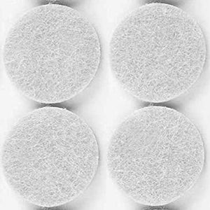confezione feltrini x sedie bianco diametro mm.20 x h 3 mm  cod:ferx.5365