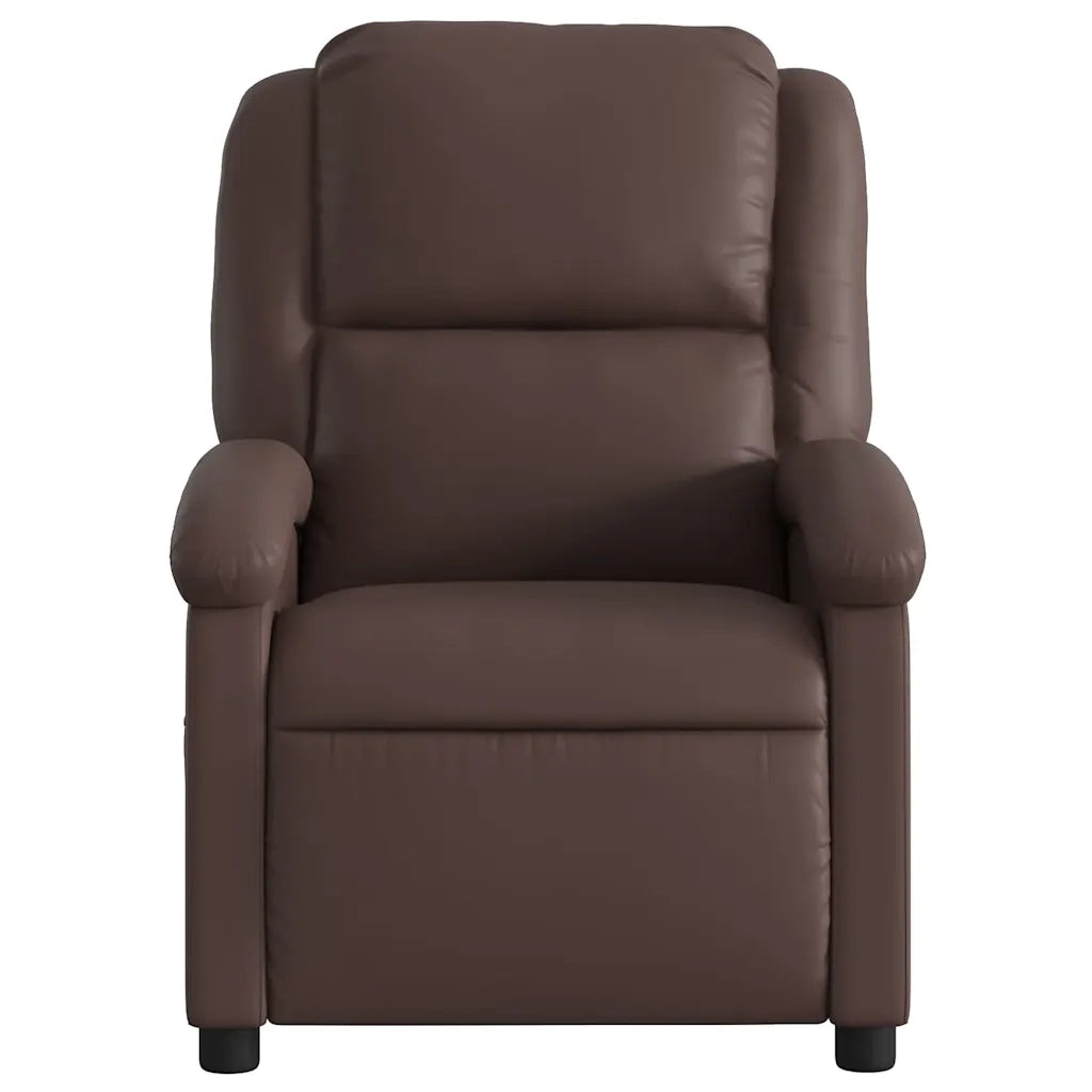 Divano Sedia-Poltrona Massaggiante Elettrica Marrone in Similpelle 859964
