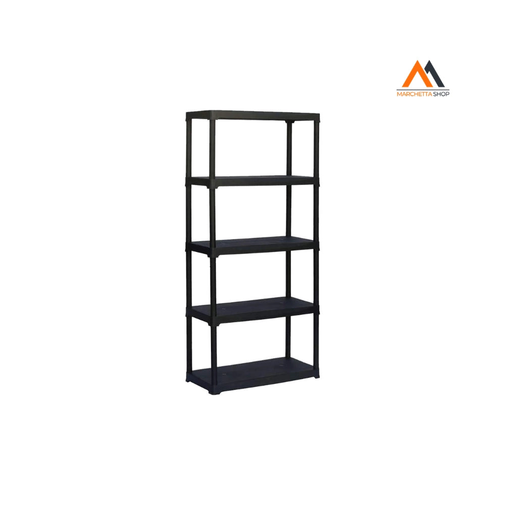 SCAFFALE IN PLASTICA  cm 80 x 40 x H 176 - 5 ripiani