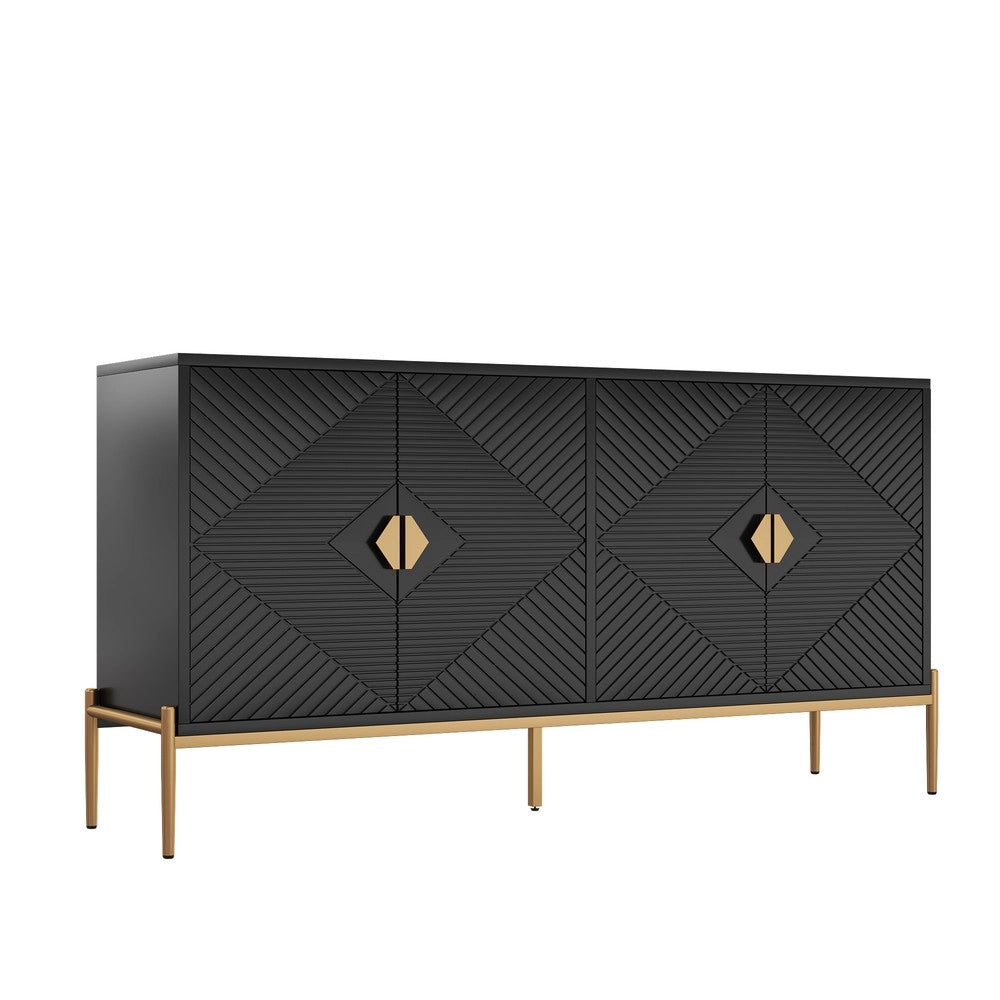 Cassettiera ¨C MINIMAL ¨C Legno, Bianco, 162x80x40 cm