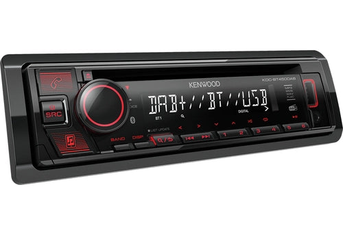 Kenwood KDC-BT450DAB Ricevitore multimediale per auto Nero 50 W Bluetooth