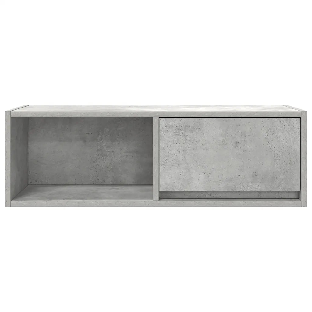 Mobile per TV Grigio Cemento 80x31x25,5 cm Legno Multistrato