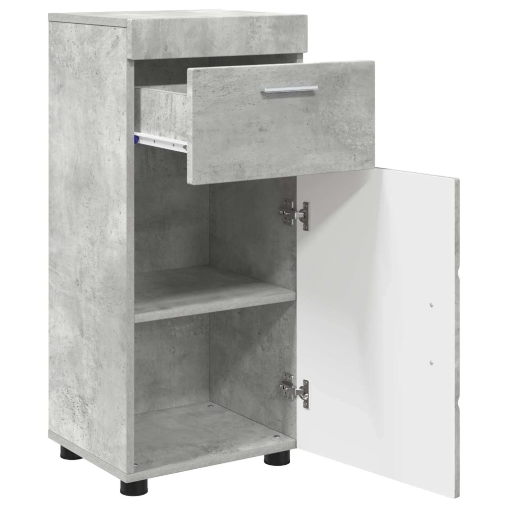 Set di Armadi da Bagno TULUM Grigio cemento 37 x 31,5 x 82 cm