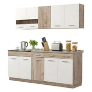 Cucinino Bornago, Cucina 2 Cassetti, Elettrodomestici non inclusi, Bianco