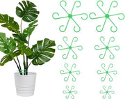 Sostegni per piante - Reggipianti - 16 pezzi - Verde - Plastica