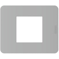 Placca Bticino MatixGO 2 moduli Grigio JA4802JG