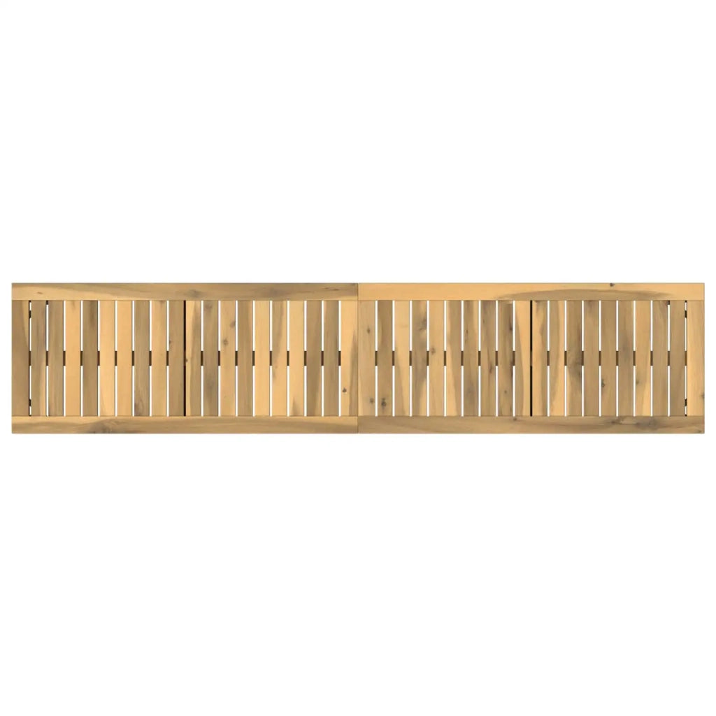 Panchina da giardino 161 x 35 x 45 cm Legno di Acacia Massello 901751