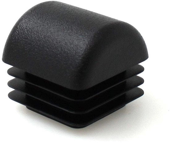 Coppe plastic a cappuccio 20 pezzi - Insetti a cappuccio ribassati - Per gambe di mobili - Adatti per tubi quadrati - Dimensione 20 mm - Protezioni per mobili