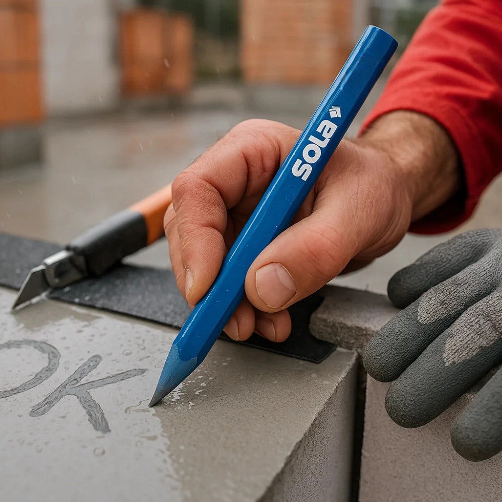 Matita copiativa kb 24 blu supporti umidi superfici bagnate confezione 5 pezzi