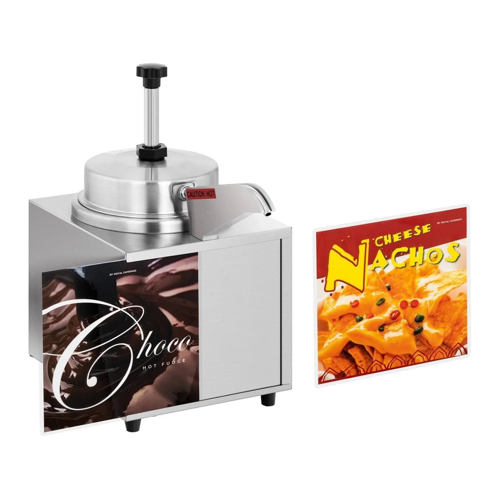 Distributore di salse - Formaggio Nacho - Cioccolato - Acciaio inox 4,5 litri 14_0000147