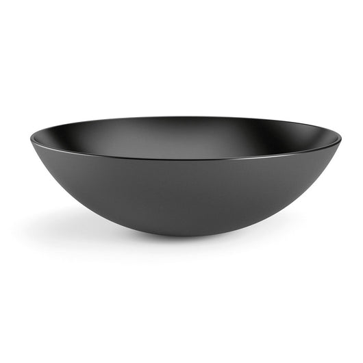 Lineabeta - Lavabo tondo da appoggio Acquaio in ceramica Ø29,5 cm antracite opaco