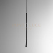DAFNE S/G - SOSPENSIONE NERA IN ALLUMINIO A LED 213LM 3000K 7W