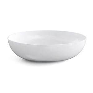 Lineabeta - Lavabo ovale da appoggio Acquaio in ceramica 49x34,5 cm bianco lucido