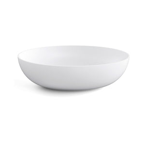 Lineabeta - Lavabo ovale da appoggio Acquaio in ceramica 49x34,5 cm bianco opaco