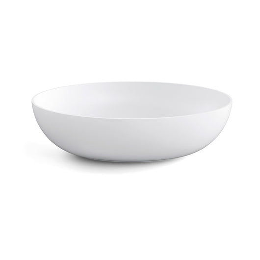 Lineabeta - Lavabo ovale da appoggio Acquaio in ceramica 49x34,5 cm bianco opaco