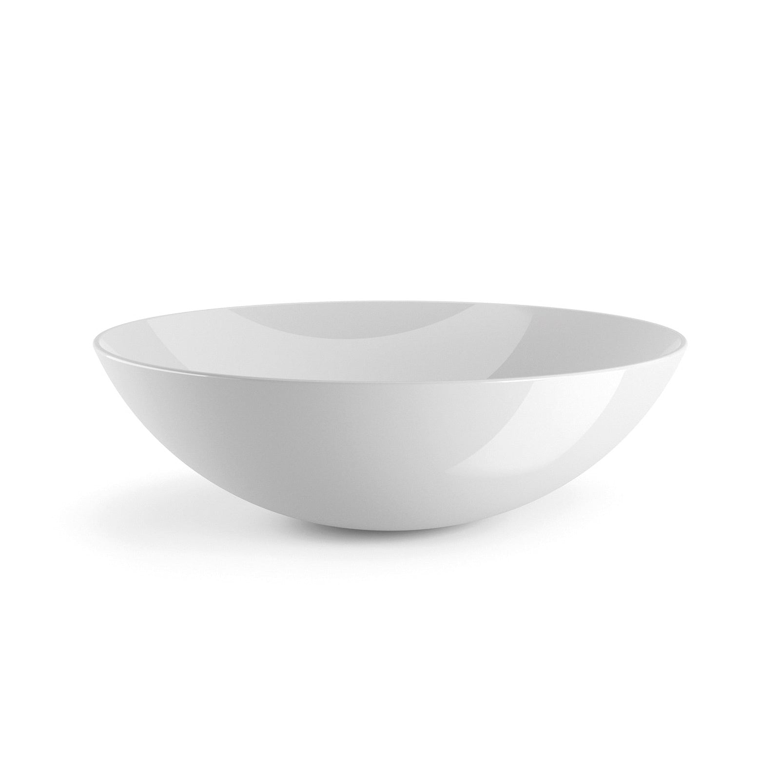 Lineabeta - Lavabo tondo da appoggio Acquaio in ceramica Ø43 cm bianco lucido