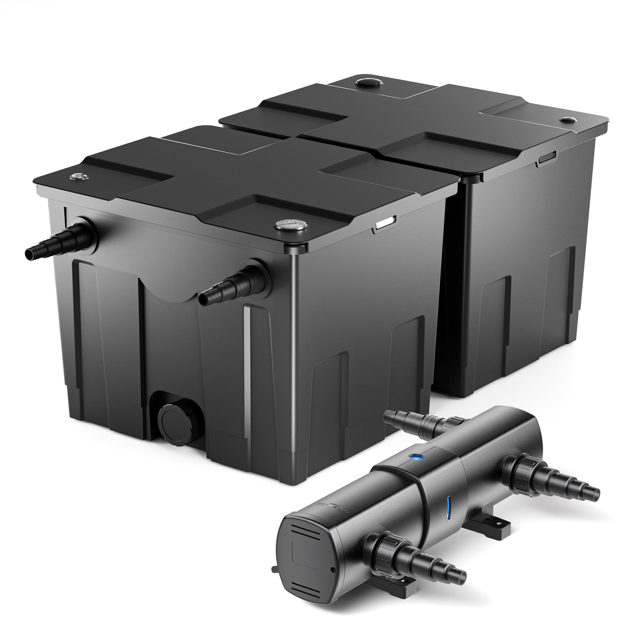 Set per laghetti filtro a camera 60000l chiarificatore UVC 24W