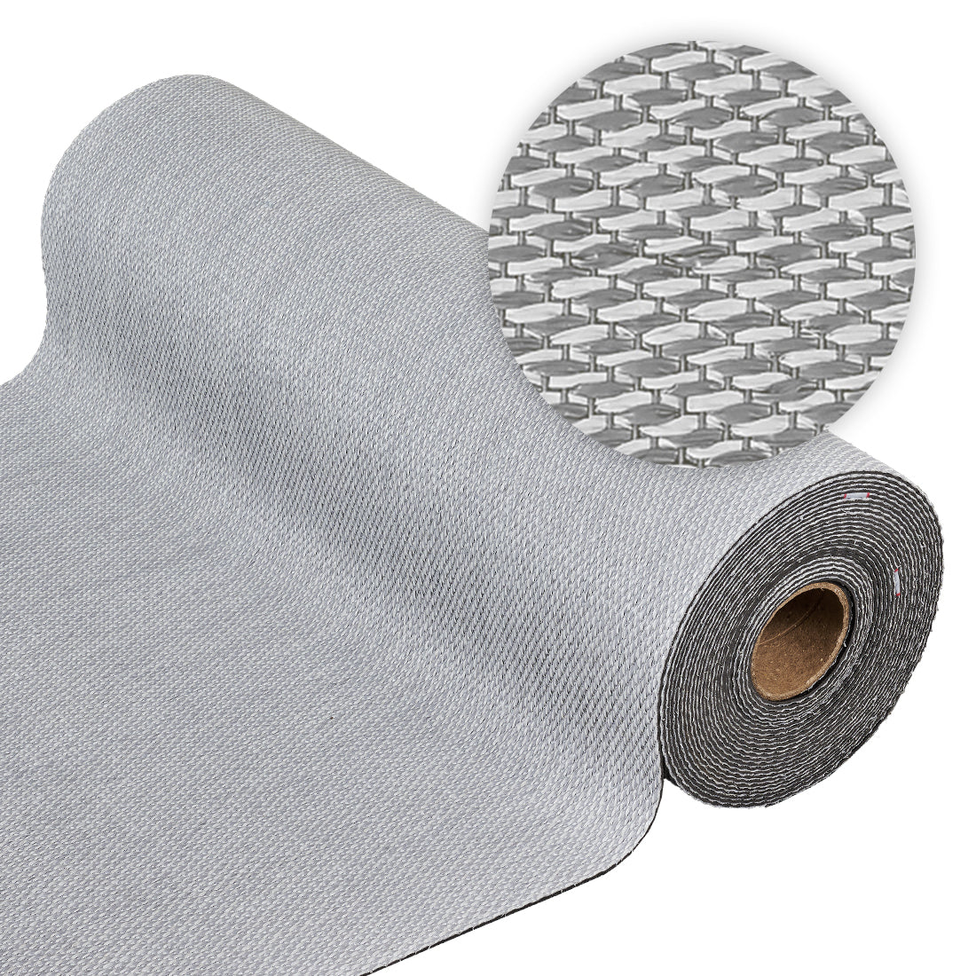 Tappeto vinilico di alta qualità grigio 80x1000