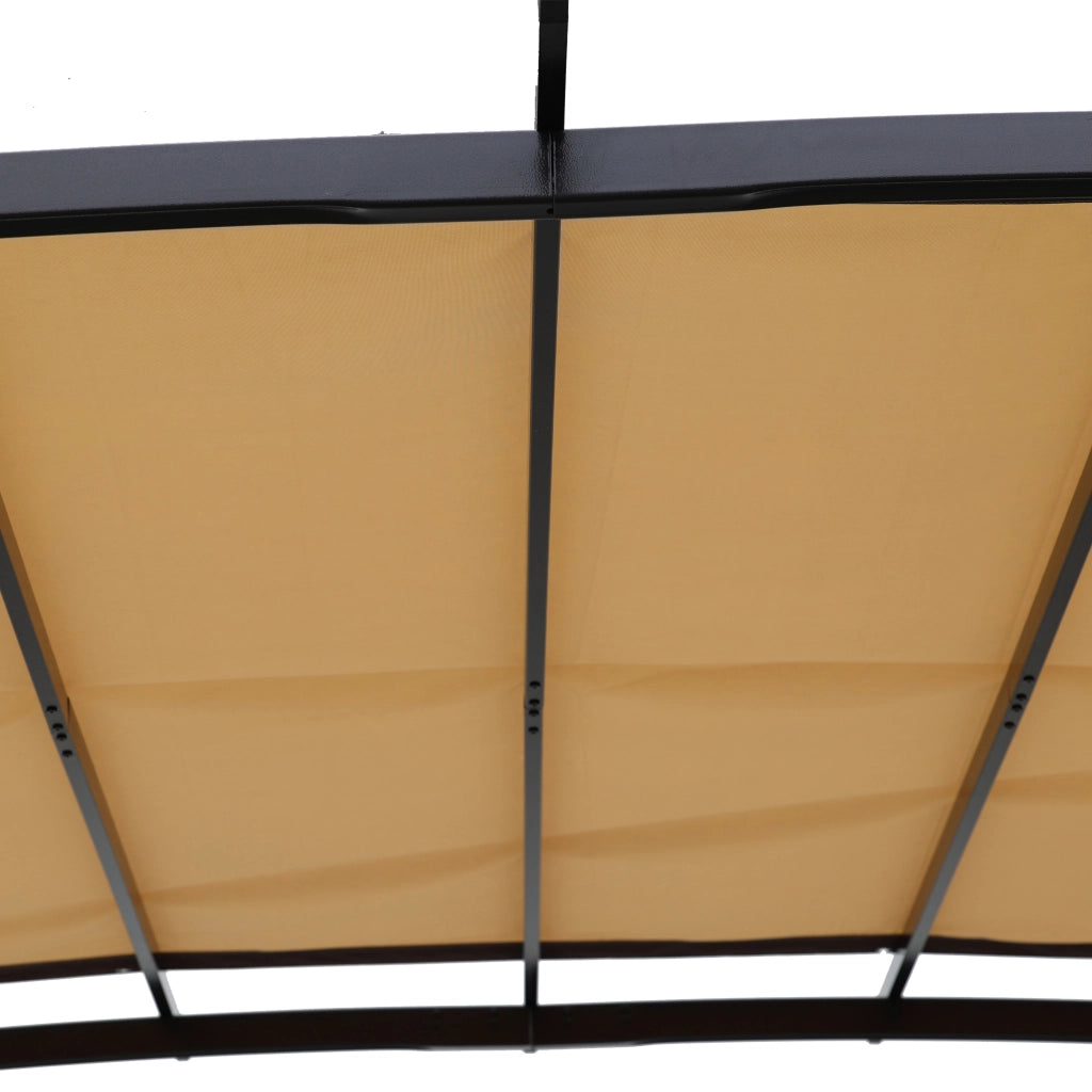 Copertura di Ricambio per Pergola ¨C MINIMAL ¨C Beige, Impermeabile, Anti-UV, 12x9ft