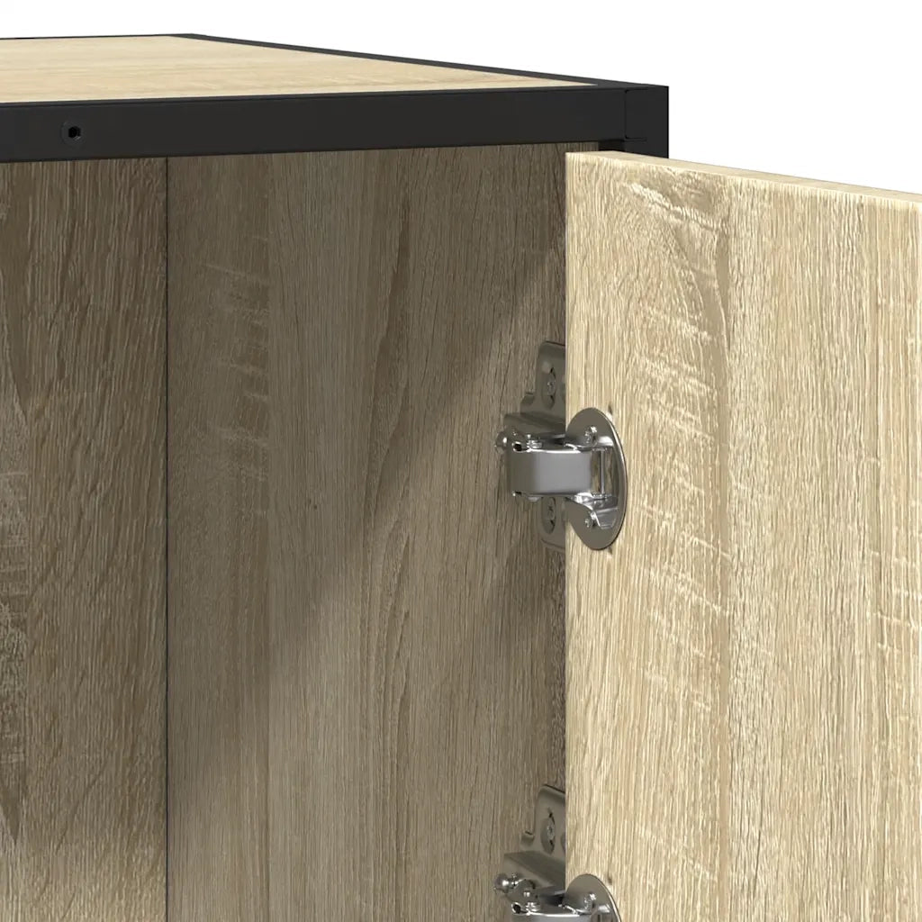 Credenza Rovere Sonoma 68x35x76 cm in Legno Multistrato
