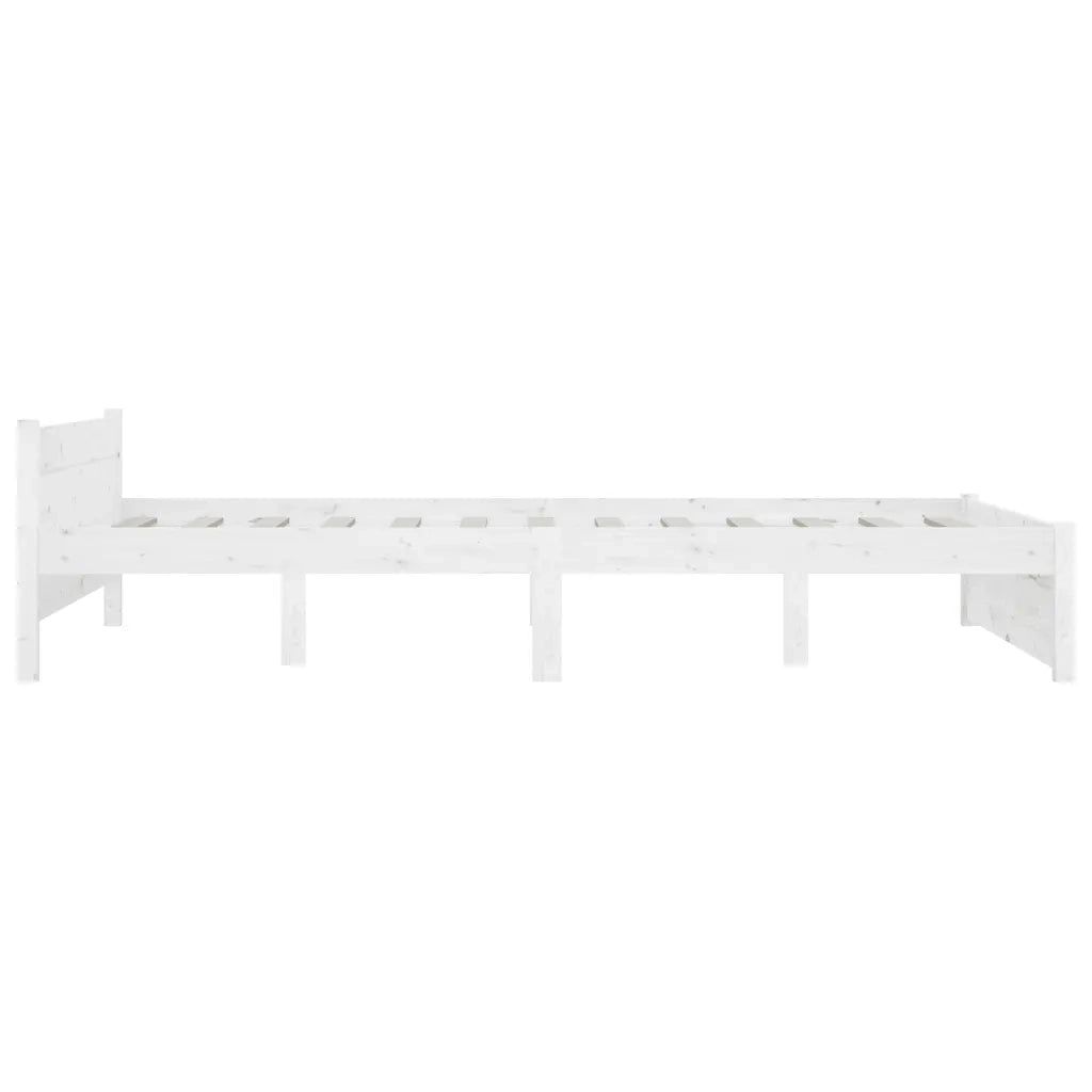 Giroletto con Cassetti-Struttura Letto con contenitore Bianco 135x190 cm Double