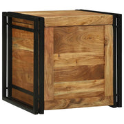 Scatola di Stoccaggio 50 x 50 x 50 cm Legno di Acacia Massello 4016744