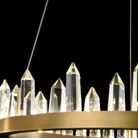 Lampada pendente Modern in Metallo Gletscher Ottone