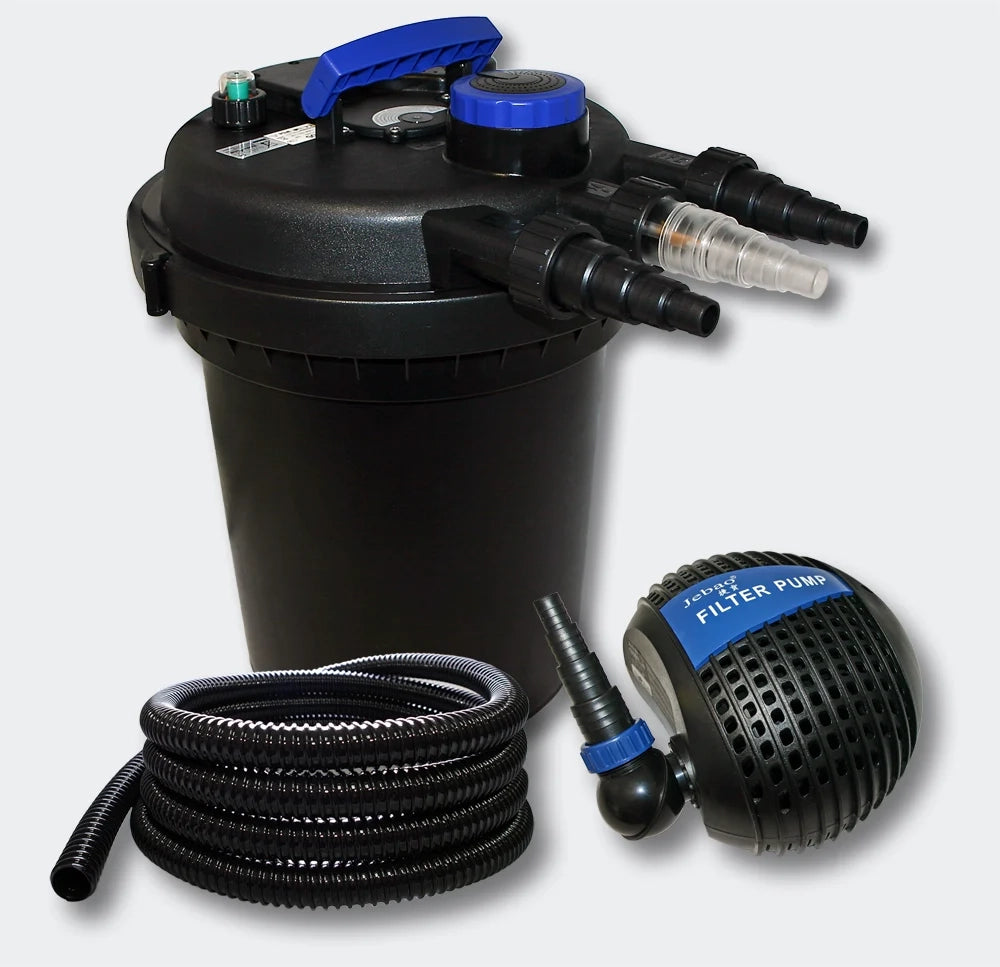 Kit di filtrazione a pressione da 10000 litri tubo flessibile per pompa sterilizzatrice UVC da 11 watt 4216452