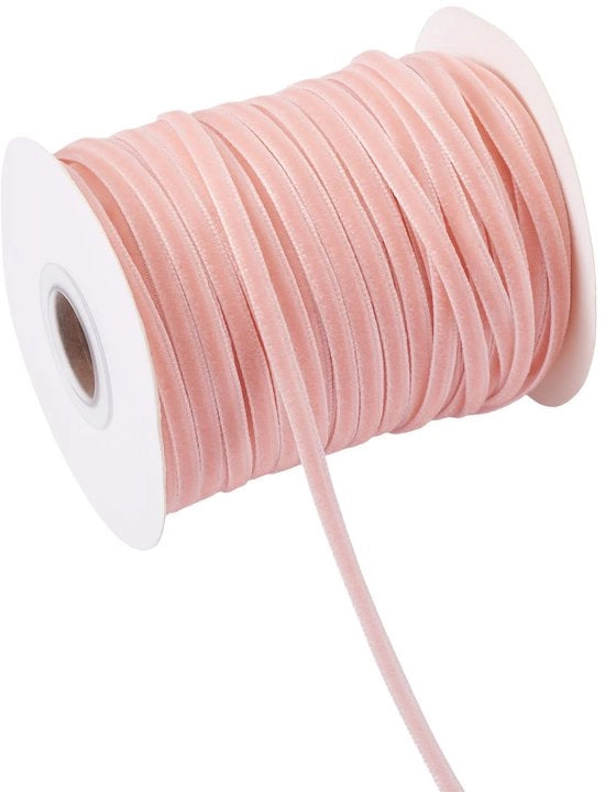 Fascia di Lint in Velluto 50 Metri - Lint Decorativo - Lint per Ricamo - Confezione di Regalo - Strumento per Strizzare - Lint per Sarti - Fili per Fiori di Sposa - Lint Decorativo
