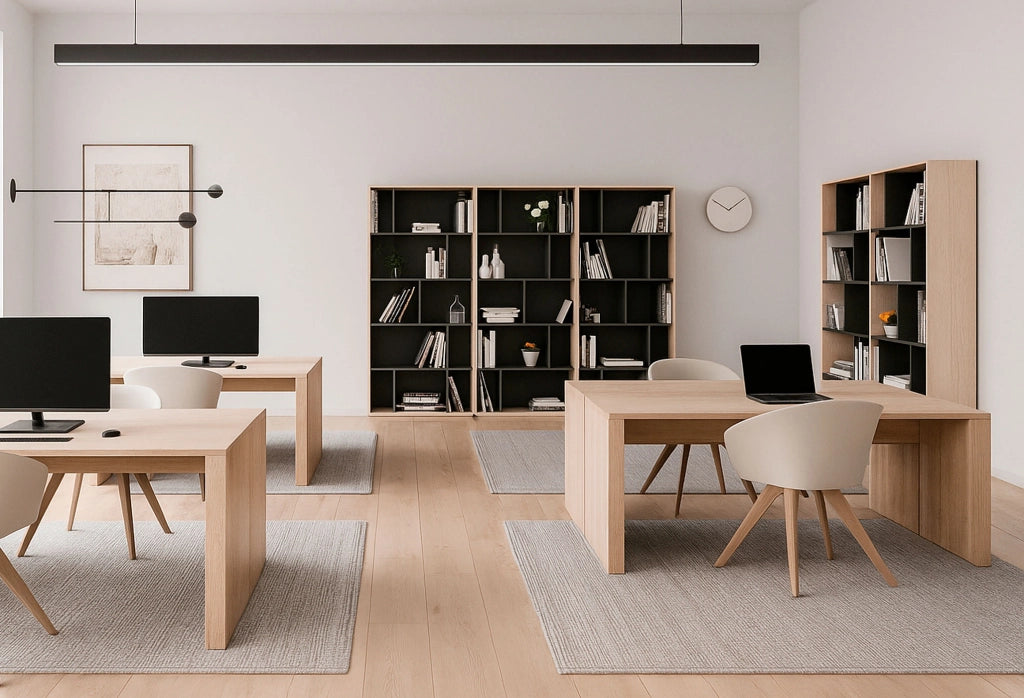 Libreria Herdasa effetto rovere e grafite 191x80x32