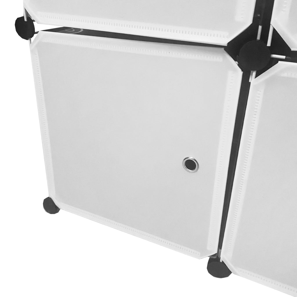Guardaroba Cubo Personalizzabile Boxed Premium 20 Cubi/Ante 183x147x47 cm Nero